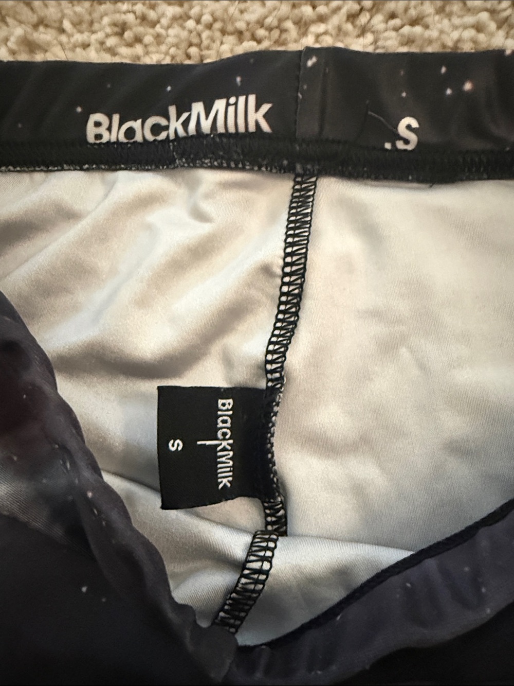 BlackMilk Black Galaxy Leggings - Picture 2 of 4